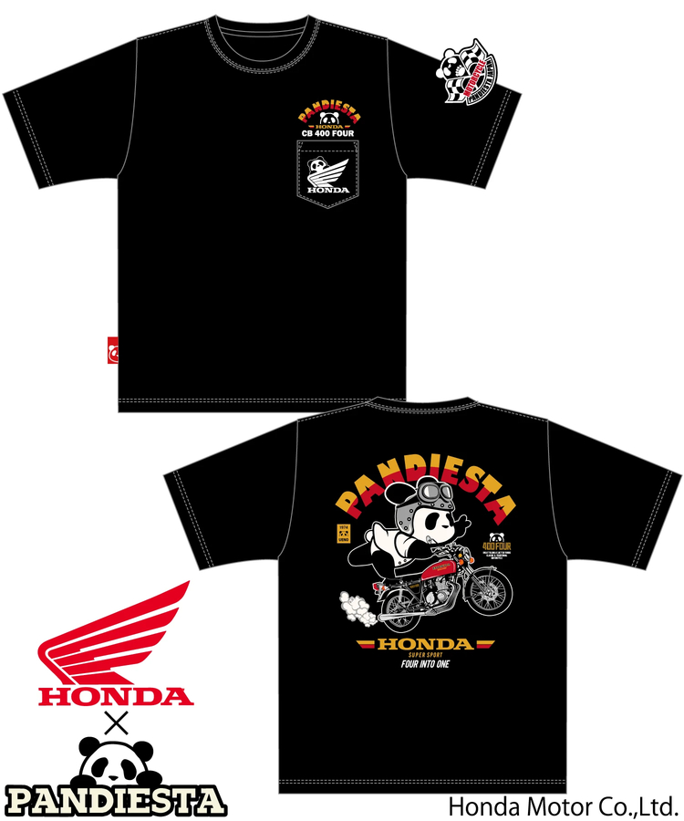 PANDIESTA(パンディエスタ) |SB Honda Pandiesta CB400Four TRICK RIDE S/S Tee(554502)