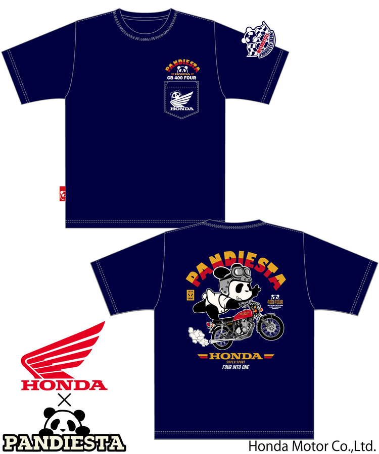 PANDIESTA(パンディエスタ) |SB Honda Pandiesta CB400Four TRICK RIDE S/S Tee(554502)