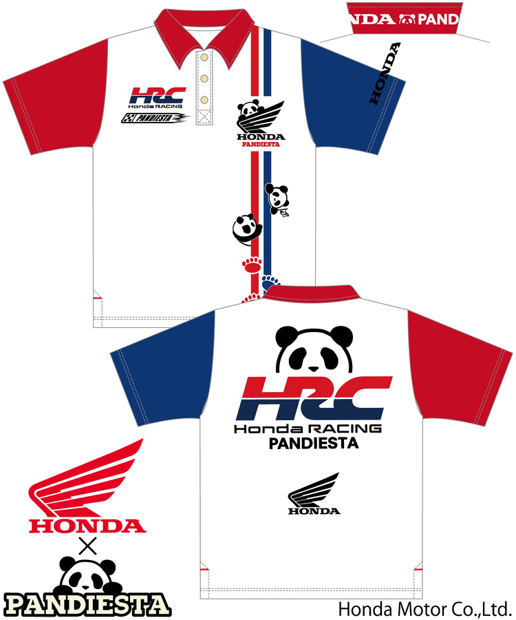 PANDIESTA(パンディエスタ) |SB Honda Pandiesta HRC LOGO S/S ポロシャツ(554506)