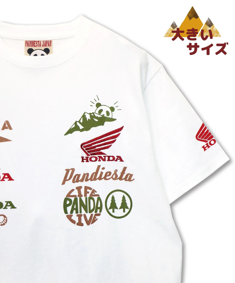 PANDIESTA(パンディエスタ) |SB 大きいサイズ Honda Pandiesta MOTORA RIDE Tee(554500K)