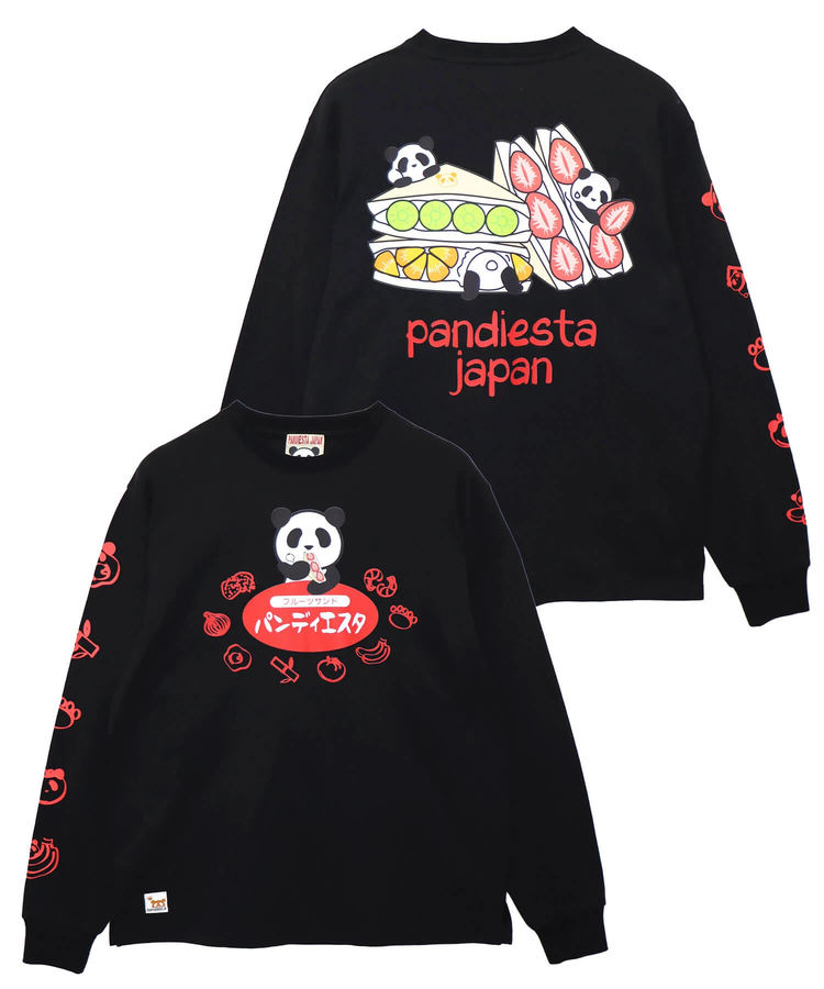 SB PANDIESTA フルーツ＆パンダ ロングスリープ Tシャツ(564350)｜ファッション通販 SANKO BAZAAR（サンコーバザール）