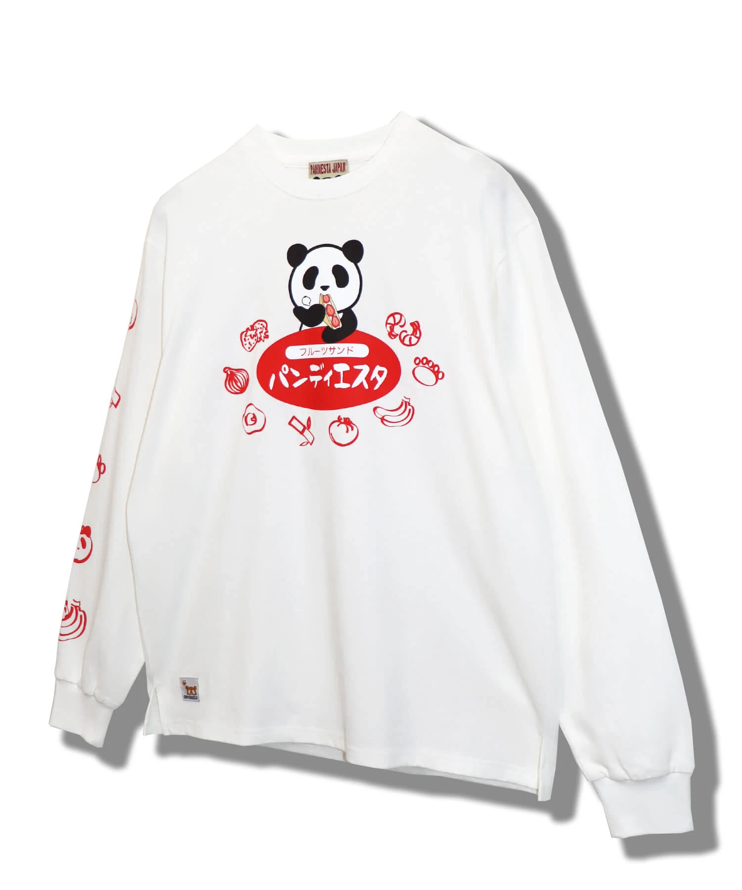 SB PANDIESTA フルーツ＆パンダ ロングスリープ Tシャツ(564350
