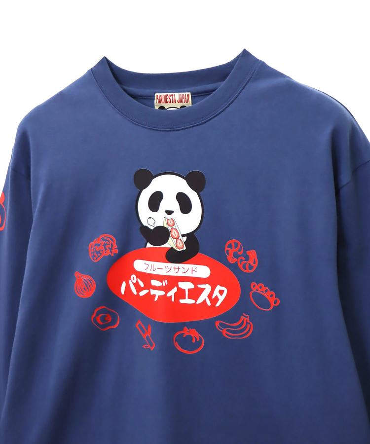 SB PANDIESTA フルーツ＆パンダ ロングスリープ Tシャツ(564350)｜ファッション通販 SANKO BAZAAR（サンコーバザール）