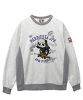 PANDIESTA(パンディエスタ) |SB 熊猫謹製 エアプレーパンダ バイカラー クルー スウェット(564855 MENS)