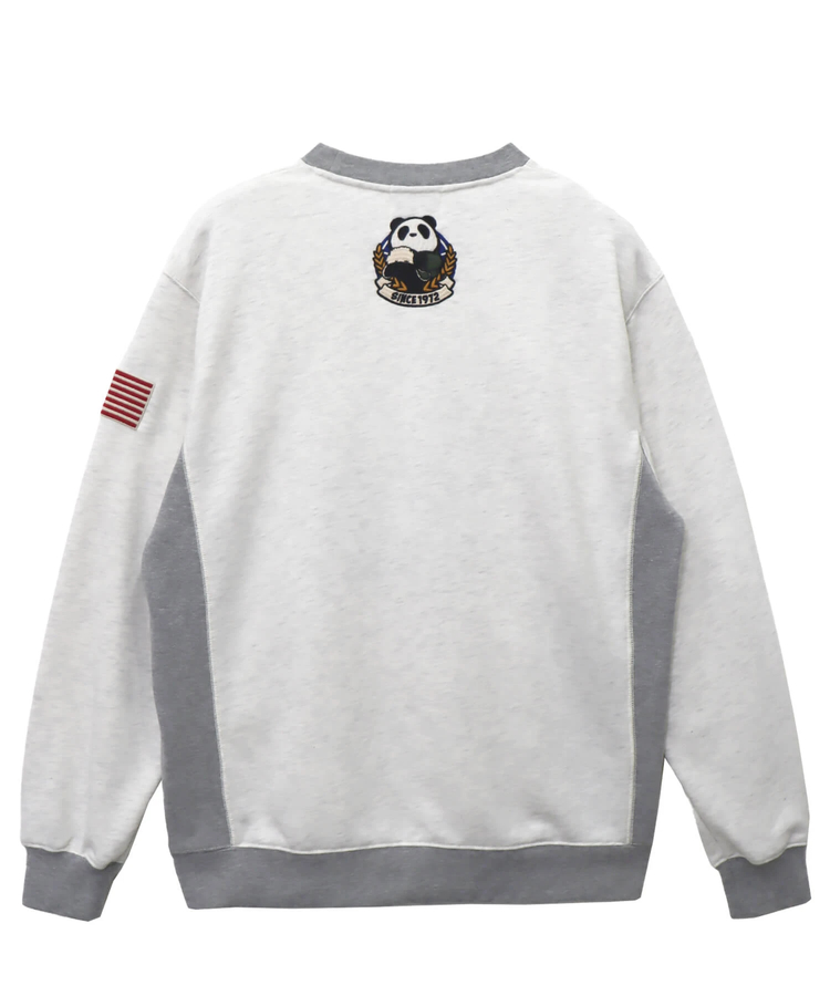 PANDIESTA(パンディエスタ) |SB 熊猫謹製 エアプレーパンダ バイカラー クルー スウェット(564855 MENS)