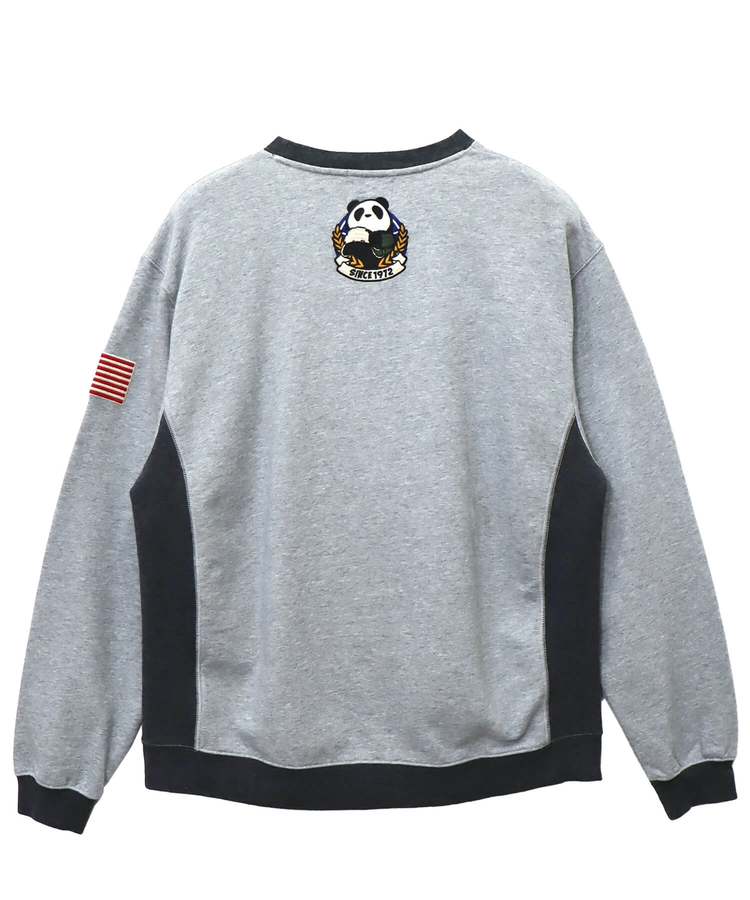 PANDIESTA(パンディエスタ) |SB 熊猫謹製 エアプレーパンダ バイカラー クルー スウェット(564855 MENS)