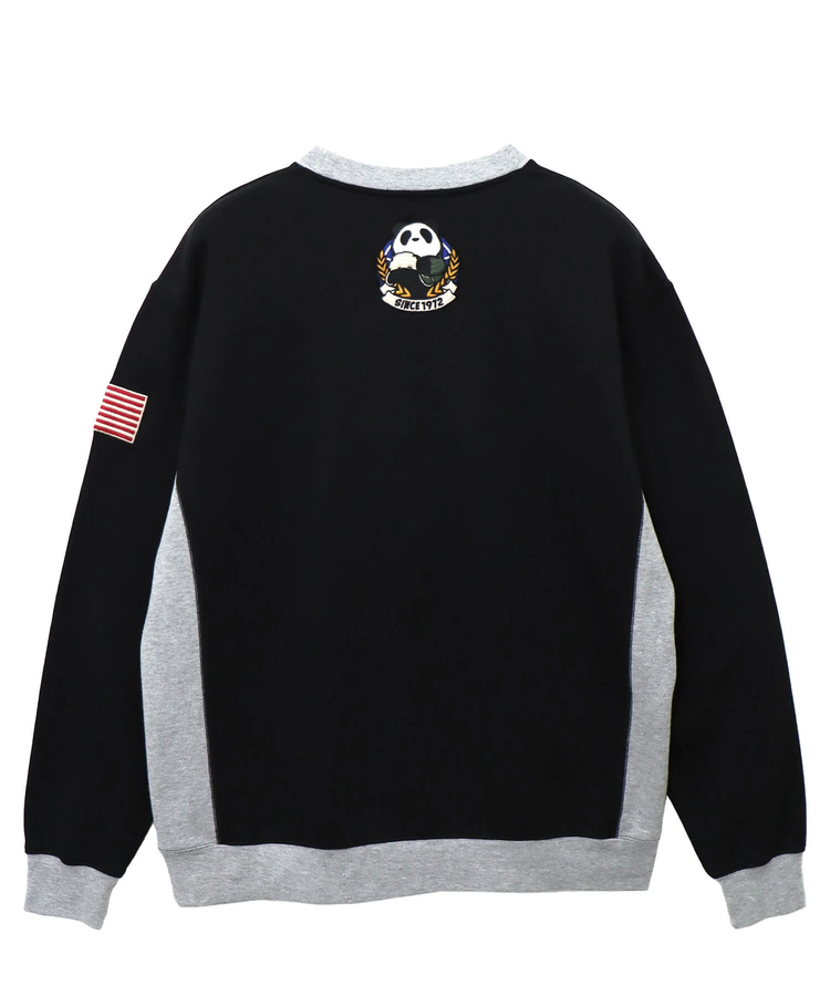 PANDIESTA(パンディエスタ) |SB 熊猫謹製 エアプレーパンダ バイカラー クルー スウェット(564855 MENS)