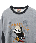 PANDIESTA(パンディエスタ) |SB 熊猫謹製 エアプレーパンダ バイカラー クルー スウェット(564855 MENS)