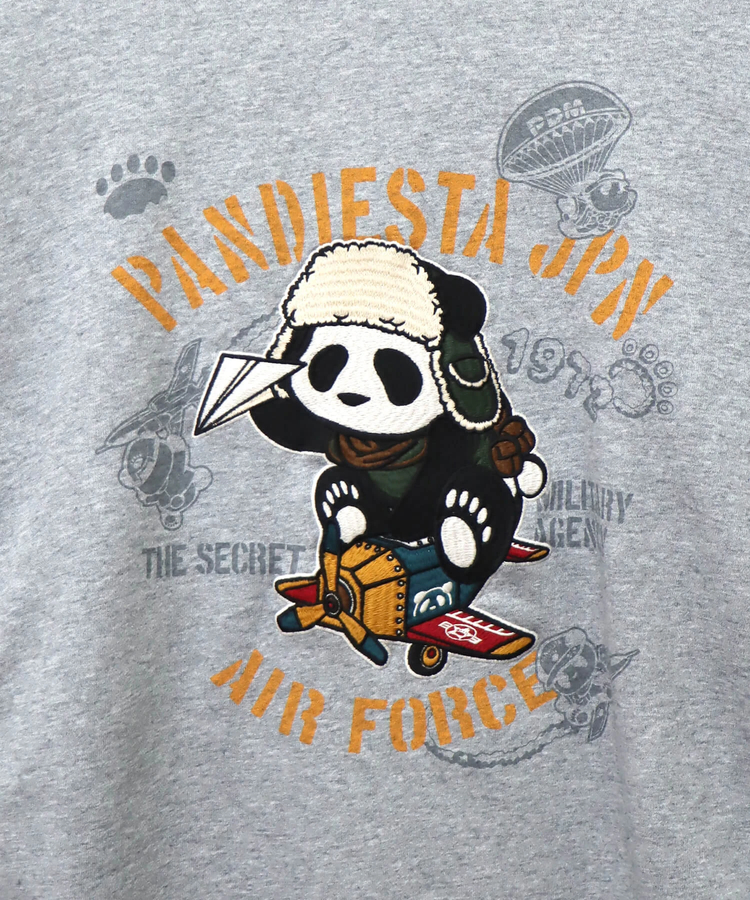 PANDIESTA(パンディエスタ) |SB 熊猫謹製 エアプレーパンダ バイカラー クルー スウェット(564855 MENS)