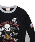 PANDIESTA(パンディエスタ) |SB 熊猫謹製 エアプレーパンダ バイカラー クルー スウェット(564855 MENS)
