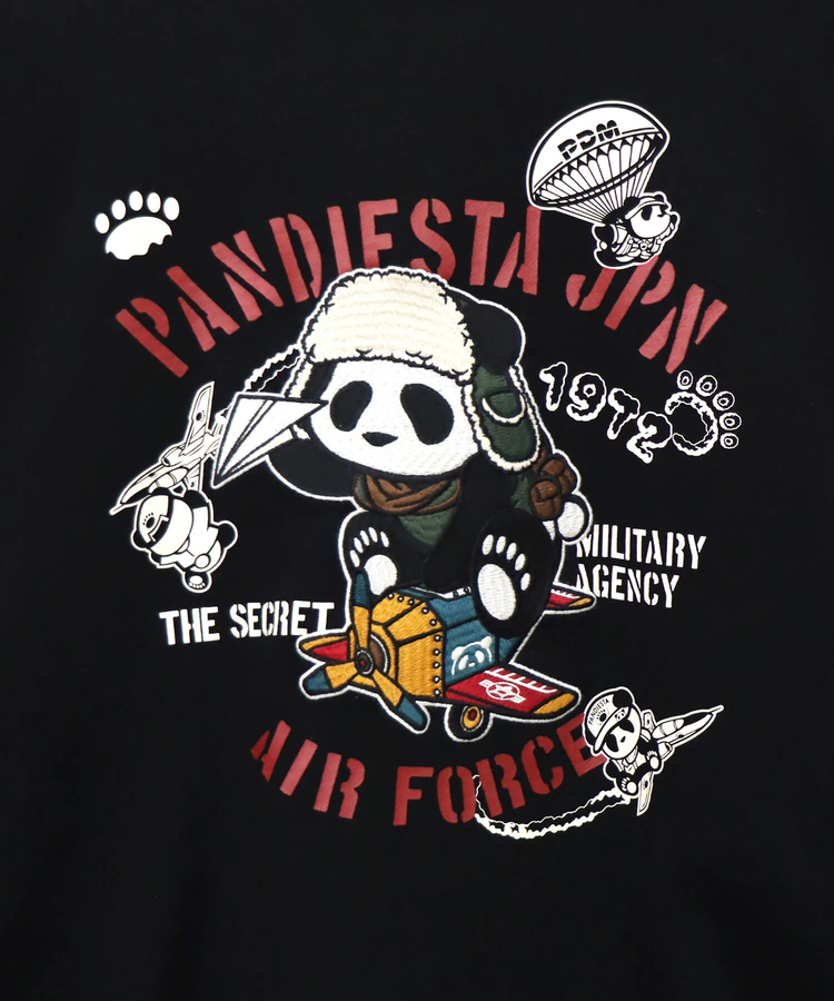 PANDIESTA(パンディエスタ) |SB 熊猫謹製 エアプレーパンダ バイカラー クルー スウェット(564855 MENS)
