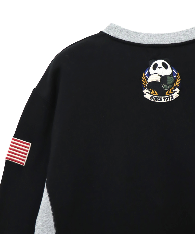 PANDIESTA(パンディエスタ) |SB 熊猫謹製 エアプレーパンダ バイカラー クルー スウェット(564855 MENS)