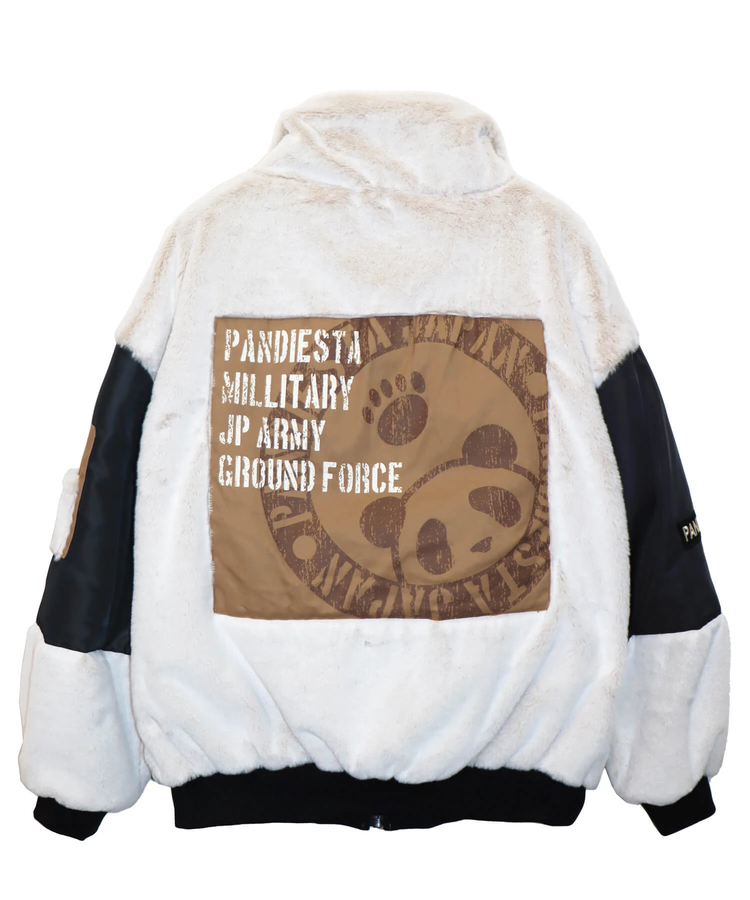 PANDIESTA(パンディエスタ) |SB PANDIESTA ミリタリー 切替 フェイクファー スタンドジャケット(564202 MENS/WOMENS)