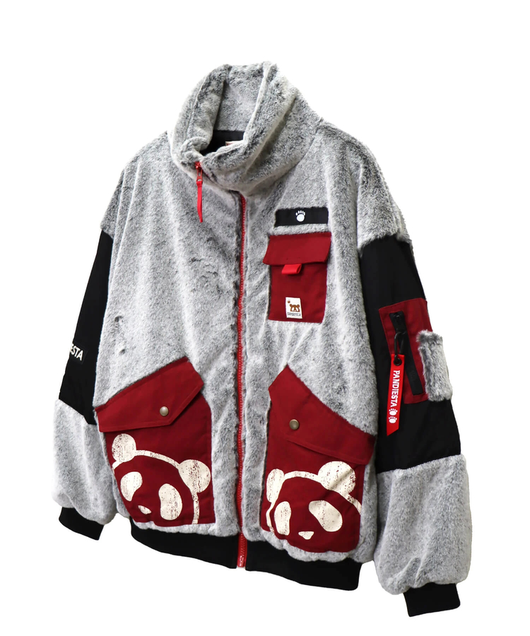 PANDIESTA(パンディエスタ) |SB PANDIESTA ミリタリー 切替 フェイクファー スタンドジャケット(564202 MENS/WOMENS)