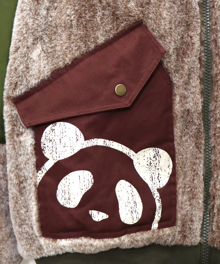 PANDIESTA(パンディエスタ) |SB PANDIESTA ミリタリー 切替 フェイクファー スタンドジャケット(564202 MENS/WOMENS)