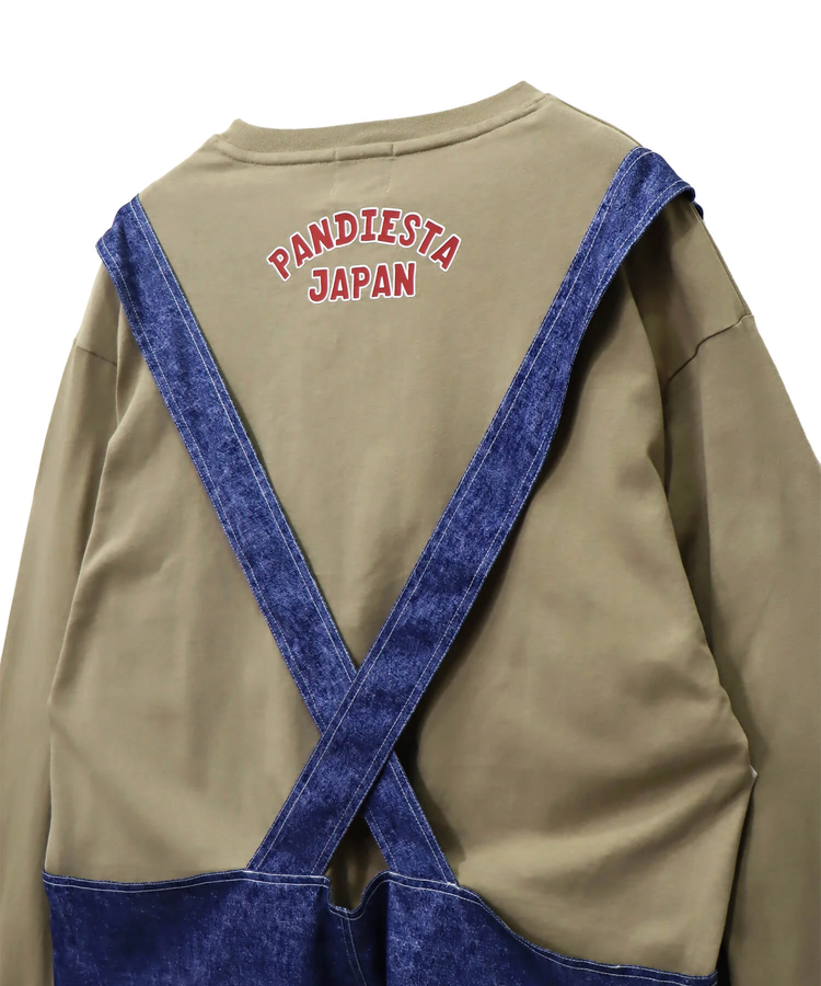 PANDIESTA(パンディエスタ) |SB PANDIESTA サロペットトリック ロングスリーブ Tee(564361 MENS)