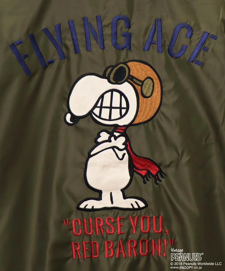 PANDIESTA(パンディエスタ) |SB PEANUTS LBK FLYING ACE MA-1 JACKET(564401 MENS)