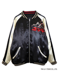 PANDIESTA(パンディエスタ) |SB ゴジラ 錦nishiki 月下桜 ゴジラ リバーシブル スカジャン ブラック(564362 MENS)