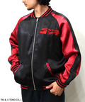PANDIESTA(パンディエスタ) |SB ゴジラ 錦nishiki 月下桜 ゴジラ リバーシブル スカジャン ブラック(564362 MENS)