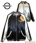 PANDIESTA(パンディエスタ) |SB ゴジラ 錦nishiki 月下富士 キングギドラ リバーシブル スカジャン ブラック(564364 MENS)