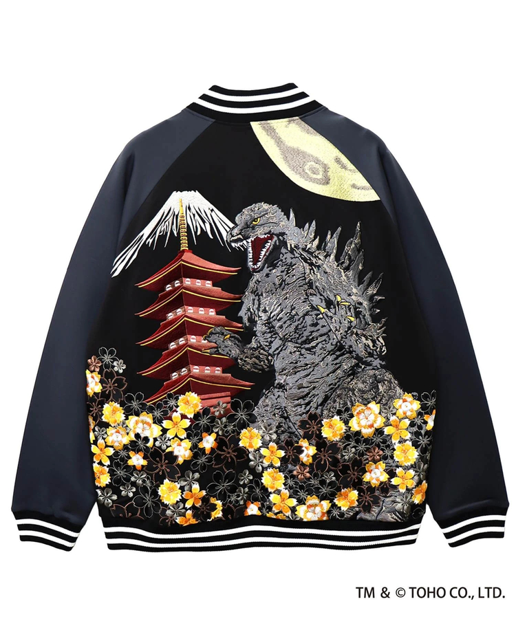 PANDIESTA(パンディエスタ) |SB ゴジラ 錦nishiki 月下 ゴジラ 総刺繍 トラックジャージ(564363 MENS)