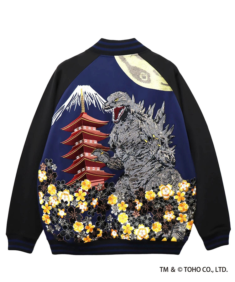 PANDIESTA(パンディエスタ) |SB ゴジラ 錦nishiki 月下 ゴジラ 総刺繍 トラックジャージ(564363 MENS)