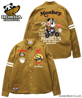 PANDIESTA(パンディエスタ) |SB Honda Pandiesta MONKEY125 ミリタリー ストレッチ ツイルシャツ(564504 MENS)