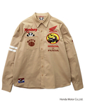 PANDIESTA(パンディエスタ) |SB Honda Pandiesta MONKEY125 ミリタリー ストレッチ ツイルシャツ(564504 MENS)