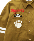 PANDIESTA(パンディエスタ) |SB Honda Pandiesta MONKEY125 ミリタリー ストレッチ ツイルシャツ(564504 MENS)