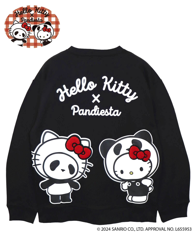 PANDIESTA(パンディエスタ) |SB Hello Kitty Pandiesta なりきりキティ＆なりきりパンダ スウェット トレーナー (564407 MENS)