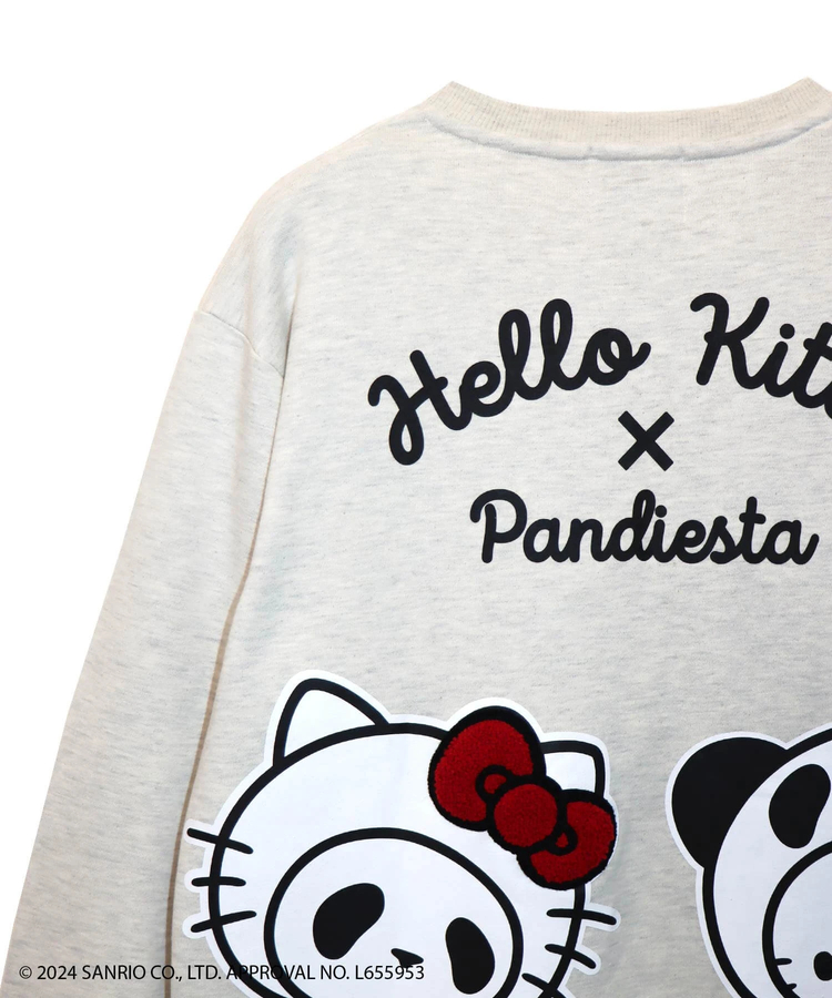 PANDIESTA(パンディエスタ) |SB Hello Kitty Pandiesta なりきりキティ＆なりきりパンダ スウェット トレーナー (564407 MENS)