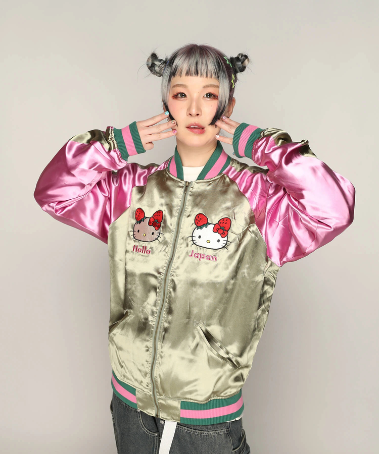PANDIESTA(パンディエスタ) |SB Hello Kitty LOWBLOW KNUCKLE ICHIGOMAN スカジャン(564404 MENS)