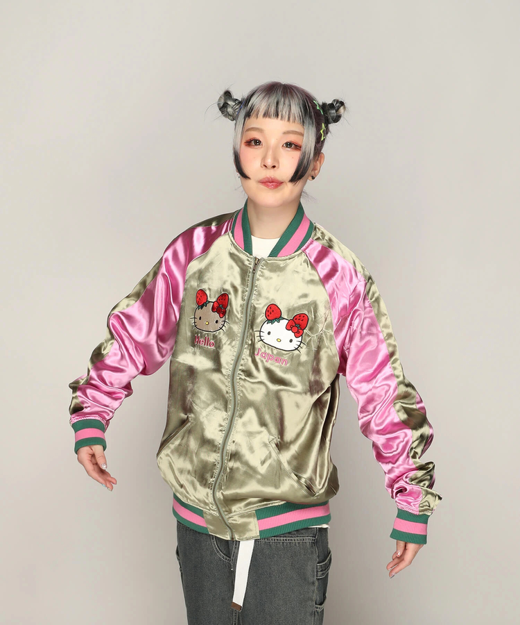 PANDIESTA(パンディエスタ) |SB Hello Kitty LOWBLOW KNUCKLE ICHIGOMAN スカジャン(564404 MENS)