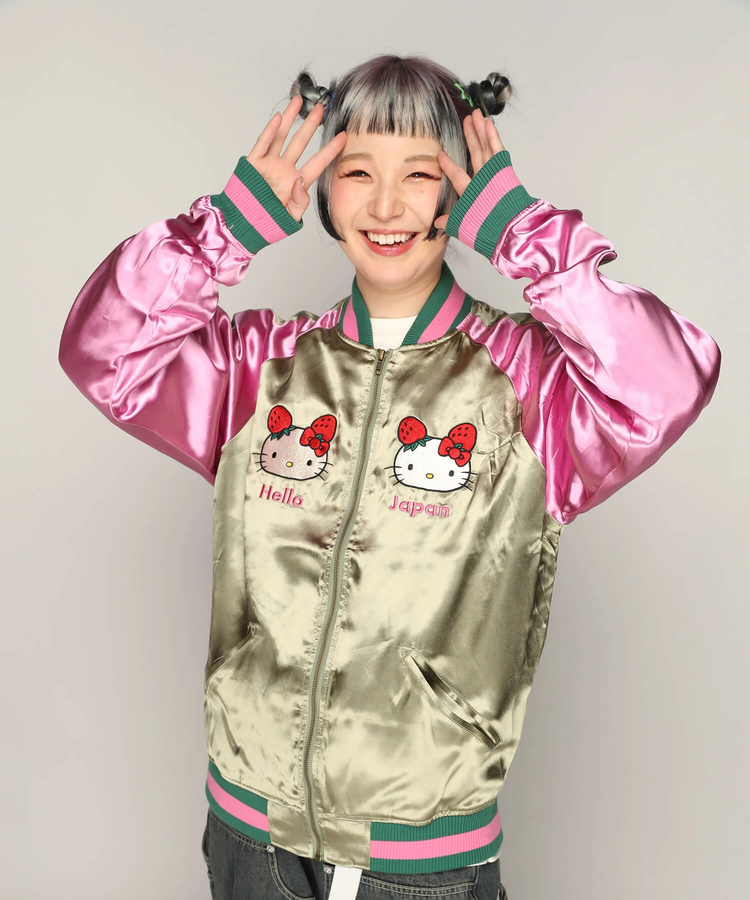PANDIESTA(パンディエスタ) |SB Hello Kitty LOWBLOW KNUCKLE ICHIGOMAN スカジャン(564404 MENS)