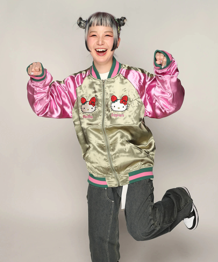 PANDIESTA(パンディエスタ) |SB Hello Kitty LOWBLOW KNUCKLE ICHIGOMAN スカジャン(564404 MENS)