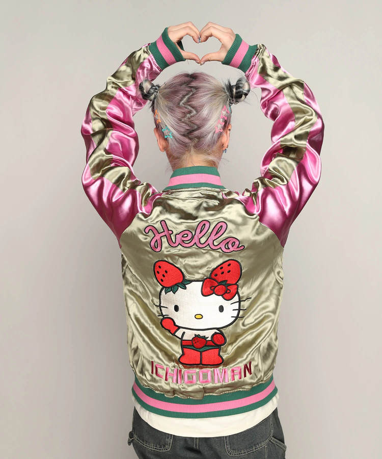 PANDIESTA(パンディエスタ) |SB Hello Kitty LOWBLOW KNUCKLE ICHIGOMAN スカジャン(564404 MENS)