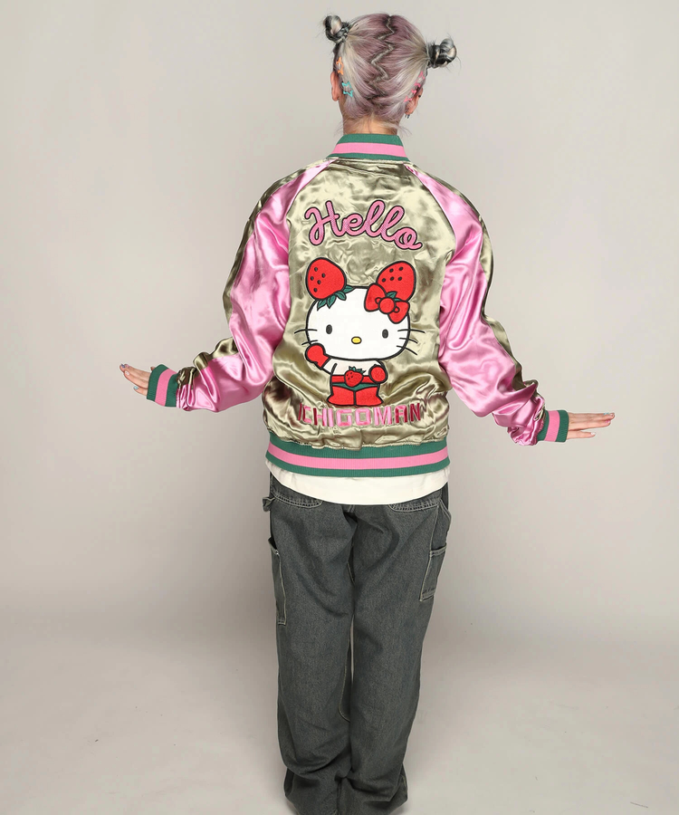 PANDIESTA(パンディエスタ) |SB Hello Kitty LOWBLOW KNUCKLE ICHIGOMAN スカジャン(564404 MENS)