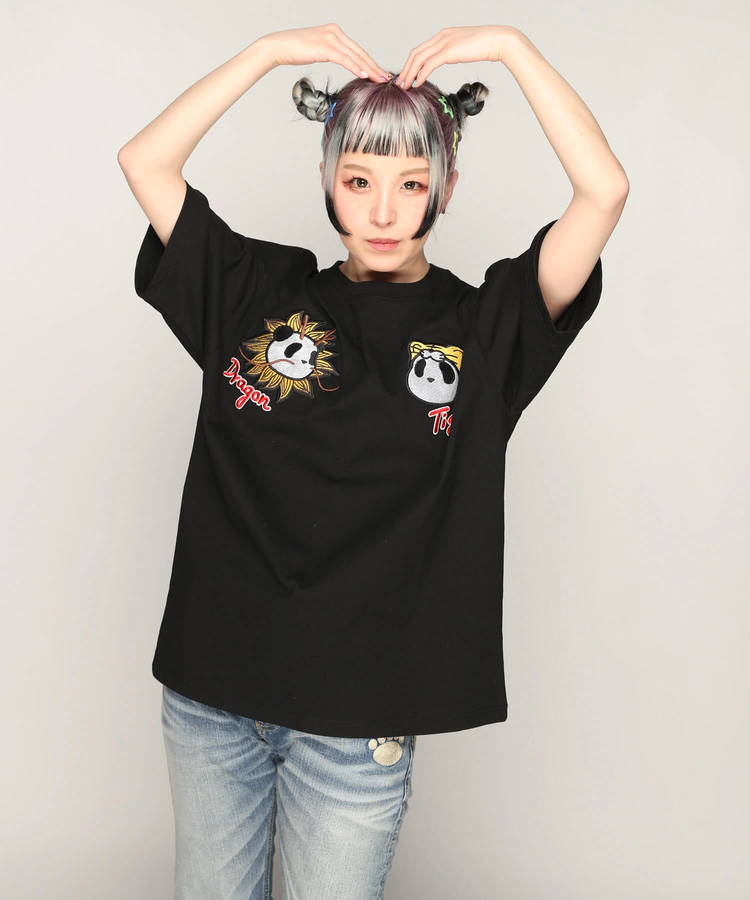 PANDIESTA(パンディエスタ) |SB PANDIESTA なりきり 龍虎 パンダスーベニア Tee(585560 MENS)