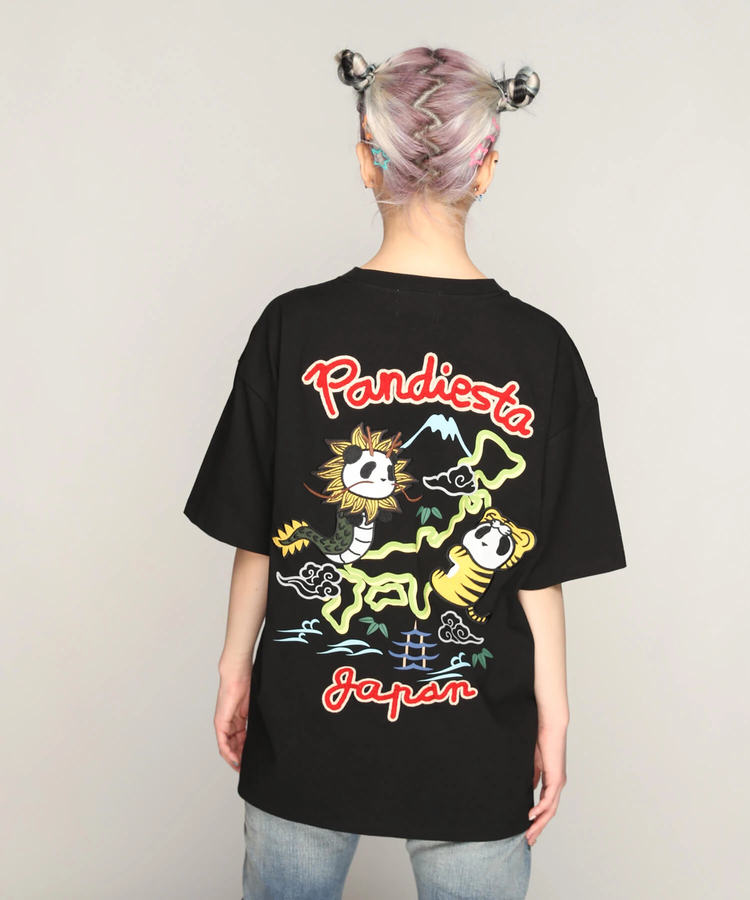 PANDIESTA(パンディエスタ) |SB PANDIESTA なりきり 龍虎 パンダスーベニア Tee(585560 MENS)