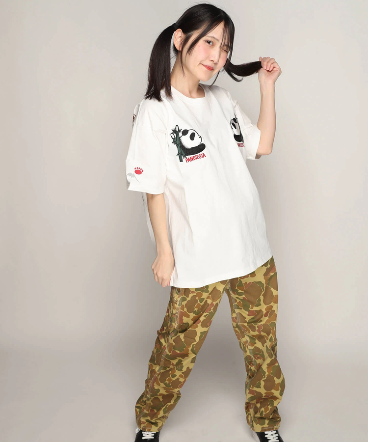 PANDIESTA(パンディエスタ) |SB PANDIESTA お花見 ぱんだ スーベニア Tee(585561 MENS)