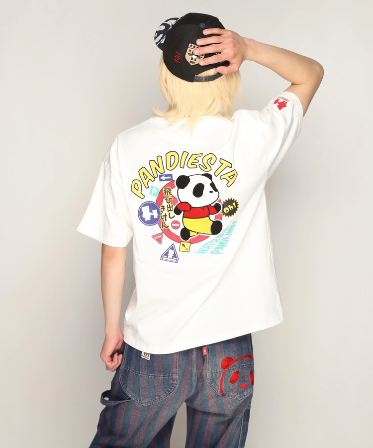 PANDIESTA(パンディエスタ) |SB PANDIESTA キケン！飛び出しぱんだ Tee(585566 MENS)