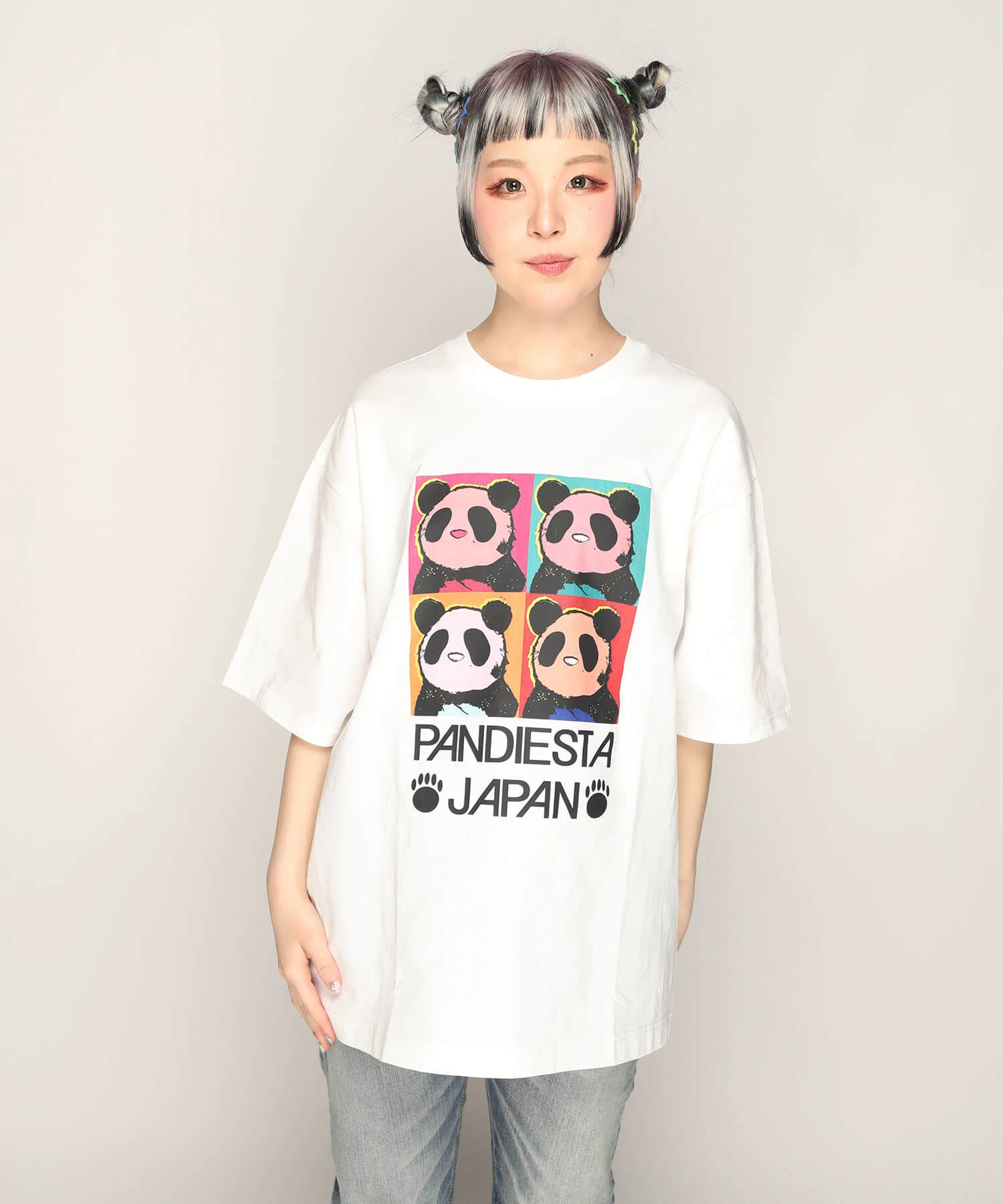 SB PANDIESTA ポップアート パンダ Tee(585324 MENS