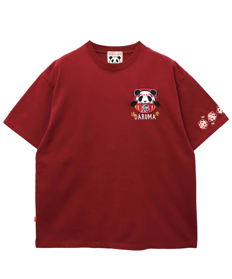 PANDIESTA(パンディエスタ) |SB 熊猫印 熊猫 大吉 達磨 刺繍 Tee(585860 MENS)