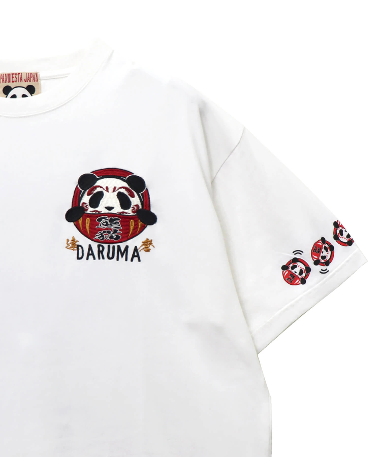 PANDIESTA(パンディエスタ) |SB 熊猫印 熊猫 大吉 達磨 刺繍 Tee(585860 MENS)