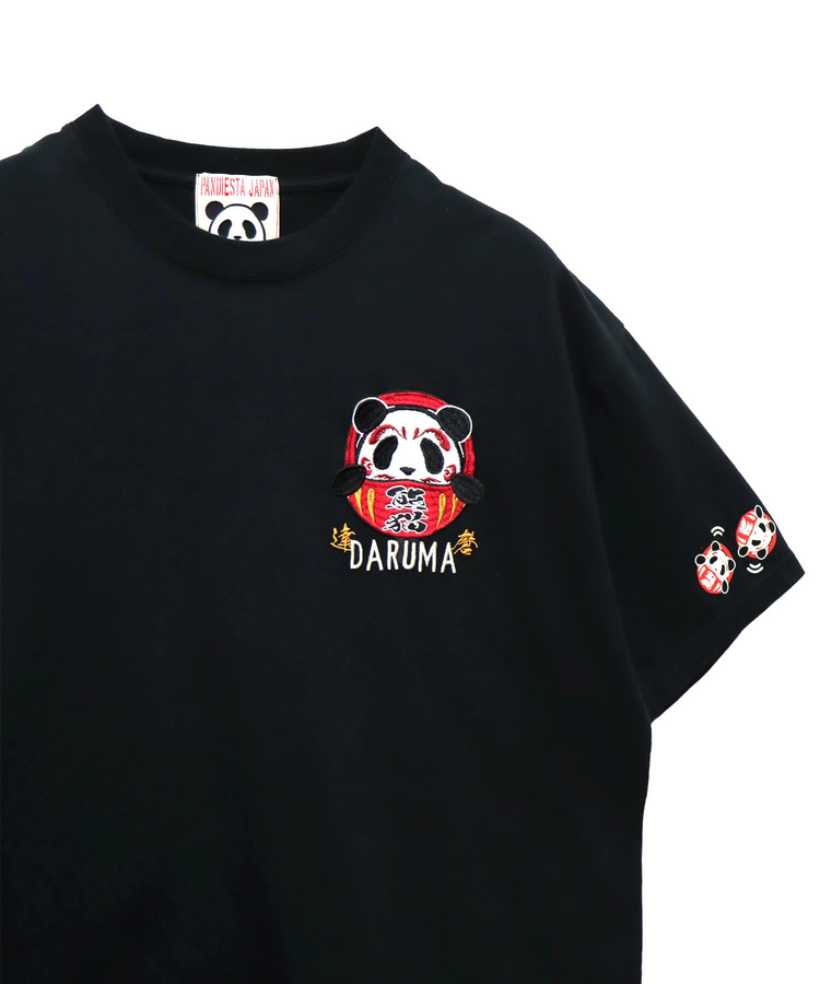 PANDIESTA(パンディエスタ) |SB 熊猫印 熊猫 大吉 達磨 刺繍 Tee(585860 MENS)