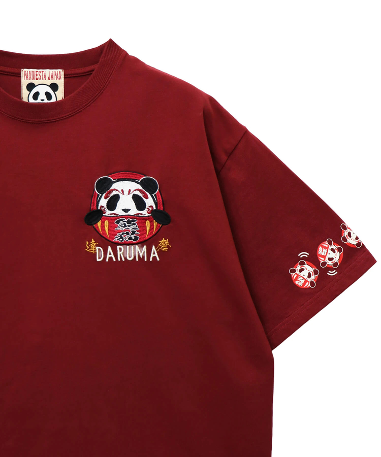 PANDIESTA(パンディエスタ) |SB 熊猫印 熊猫 大吉 達磨 刺繍 Tee(585860 MENS)