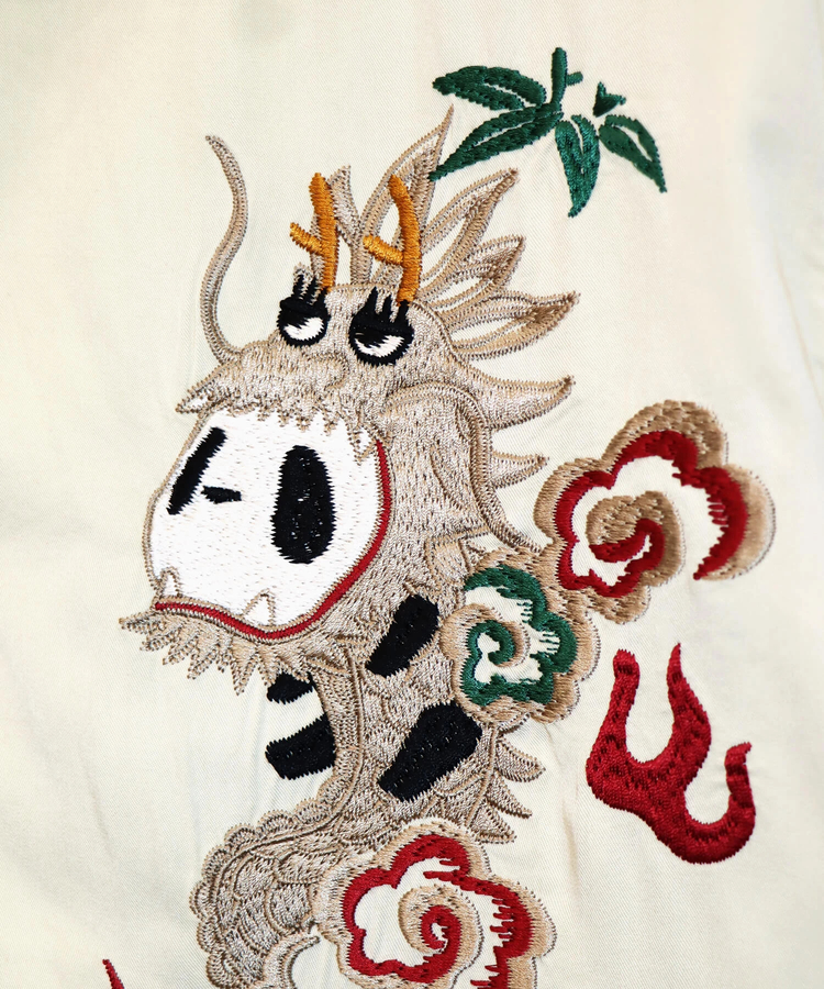 PANDIESTA(パンディエスタ) |SB 熊猫謹製 パンドラゴン 総刺繍 オープン シャツ(585202 MENS)