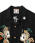 PANDIESTA(パンディエスタ) |SB 熊猫謹製 パンドラゴン 総刺繍 オープン シャツ(585202 MENS)