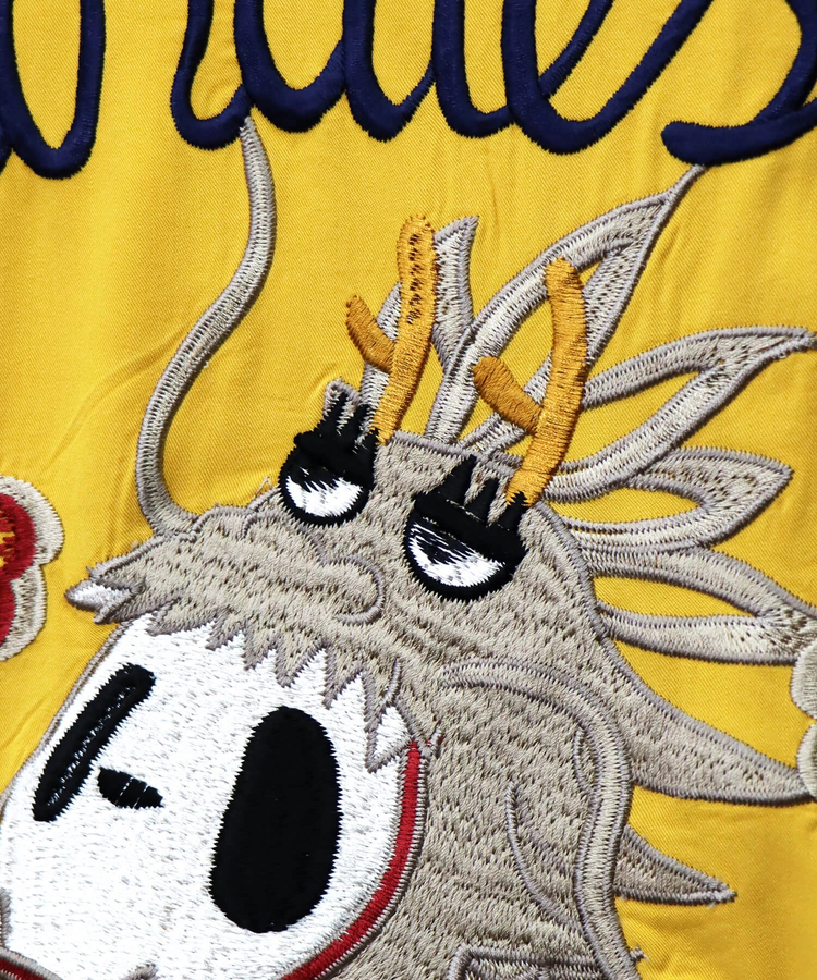 PANDIESTA(パンディエスタ) |SB 熊猫謹製 パンドラゴン 総刺繍 オープン シャツ(585202 MENS)