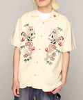 PANDIESTA(パンディエスタ) |SB 熊猫謹製 パンドラゴン 総刺繍 オープン シャツ(585202 MENS)